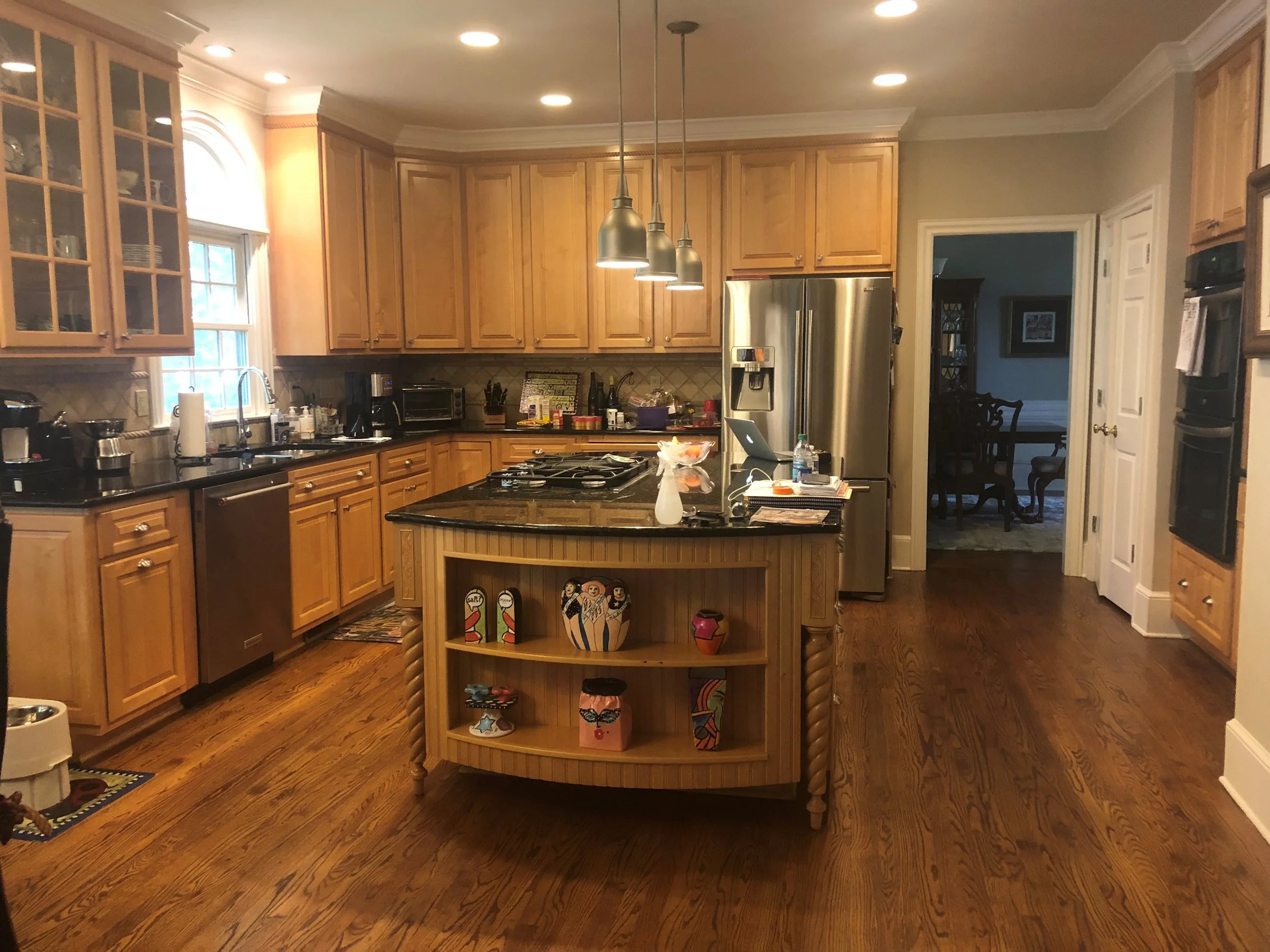 Before Cabinet Painting